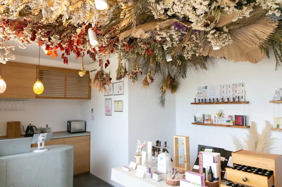 兵庫県で水素吸入ができるサロン「つぼめ」の内観