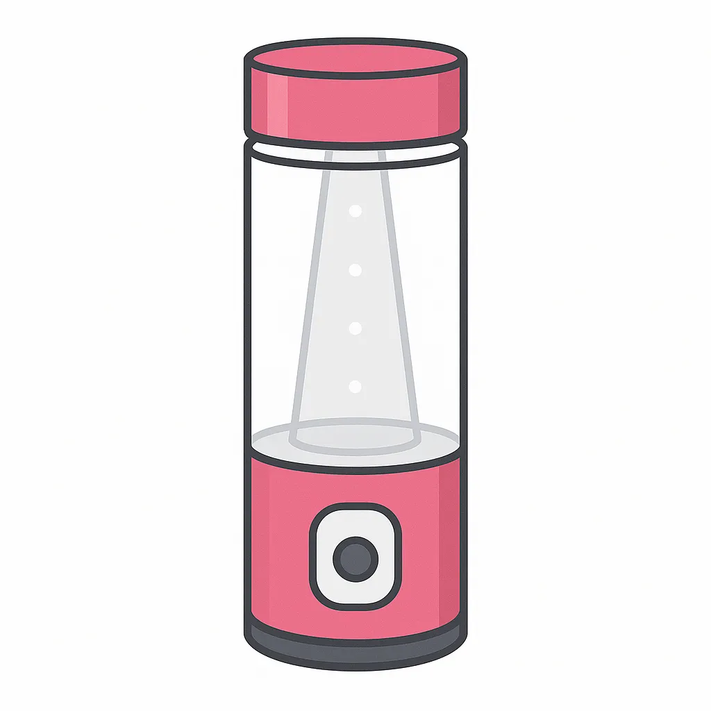 株式会社日省エンジニアリングの水素吸入器『My神透水 ジェット（MyShintouSui-Jet）』の製品イラスト