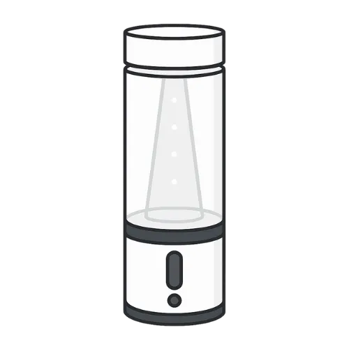 株式会社日省エンジニアリングの水素吸入器『My神透水 ユー（MyShintouSui-U）』の製品イラスト