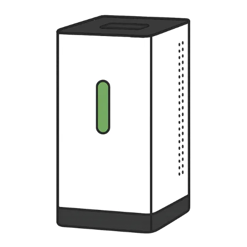 インタークリスティーヌの水素吸入器「シェルスラン・エレ」の製品イラスト by すいかつねっと