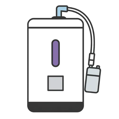 株式会社トライズの水素吸入器「富士のチカラ Smart Cube150」の製品イラスト