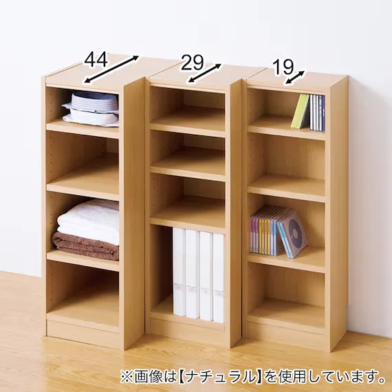 セミオーダーラック強化棚 奥行44cm (幅15×高さ60cm WT)