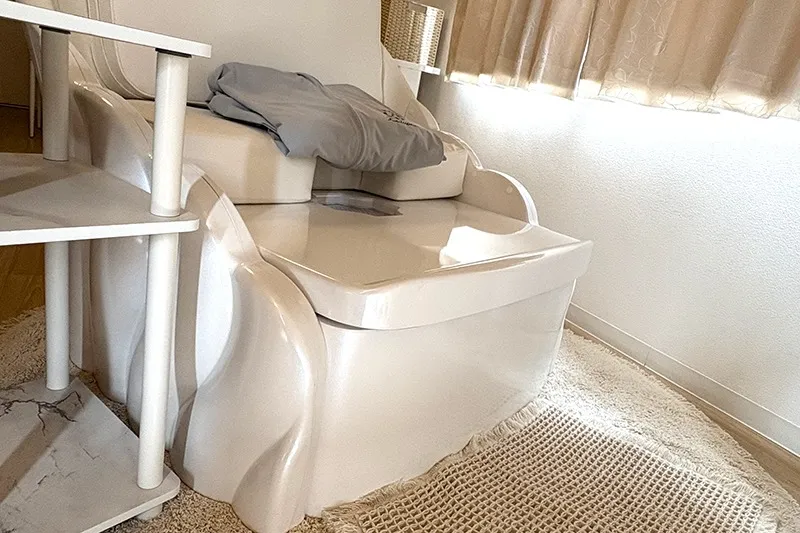 埼玉県所沢市で水素吸入ができるサロン「YOSAPARK pua anela 所沢店」の内観写真